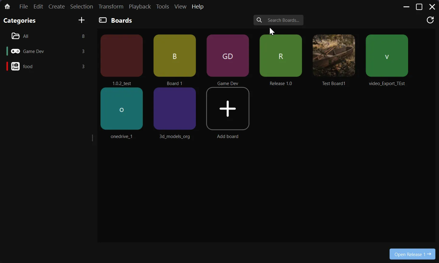 Homepage overview