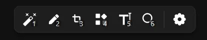 Toolbar overview
